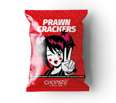 chopstix prawn cracker bag